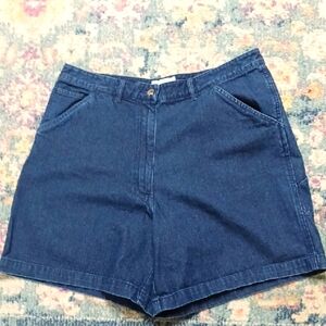 Westbound Denim Shorts Size 16.  Dark Wash.  Has Celll Phone Pocket!  EUC!